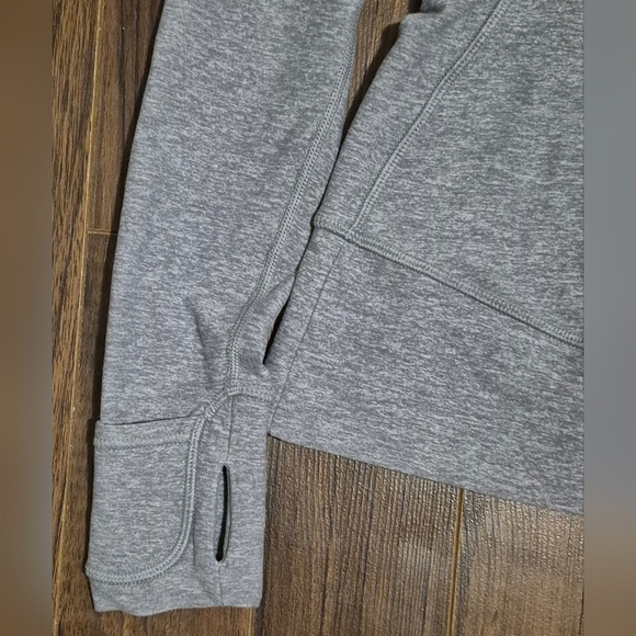 Lululemon Think Fast Pullover Heathered Slate / Tonka Stripe – Size 4 - Picture 7 of 7
